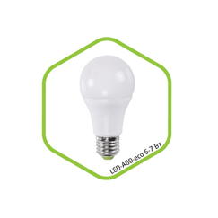Лампа светодиодная LED-A60-standard 5Вт 160-260В Е27 4000К 400Лм ASD — фото 1