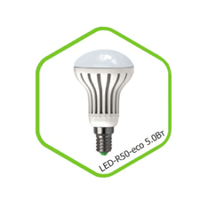 Лампа светодиодная LED-R50-standard 5.0Вт 160-260В Е14 4000К 400Лм ASD — фото 1