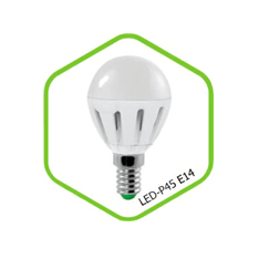 Лампа светодиодная LED-ШАР-standard 5.0Вт 160-260В Е14 3000К 400Лм ASD — фото 1