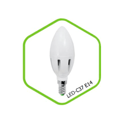 Лампа светодиодная LED-СВЕЧА-standard 5.0Вт 160-260В Е14 3000К 400Лм ASD — фото 1
