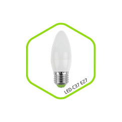 Лампа светодиодная LED-СВЕЧА-standard 5.0Вт 160-260В Е27 4000К 400Лм ASD — фото 1