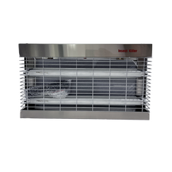 Ловушка для насекомых Insect-Killer JB10-2X15WB (s 150 м2) (с безосколочными лампами shatterproof) нерж. сталь — фото 1