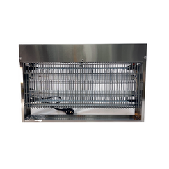 Ловушка для насекомых Insect-Killer JA220-2X15W (s 200 м2) (с безосколочными лампами shatterproof)  нерж. сталь — фото 1