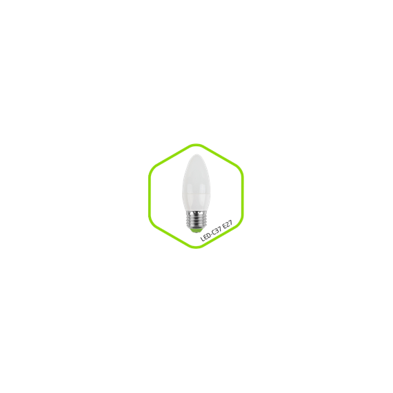 Лампа светодиодная LED-СВЕЧА-standard 5.0Вт 160-260В Е27 4000К 400Лм ASD — фото 1