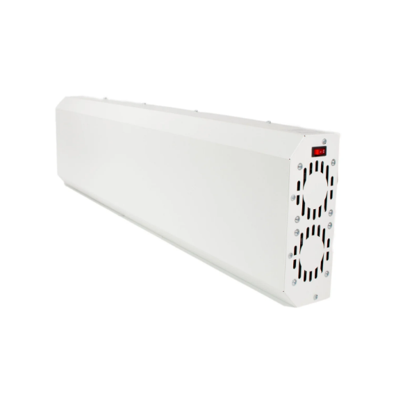 Облучатель-рециркулятор бактерицидный настенный ECO RECIRC UVC 2x15W WT F K (двухламповый) — фото 1